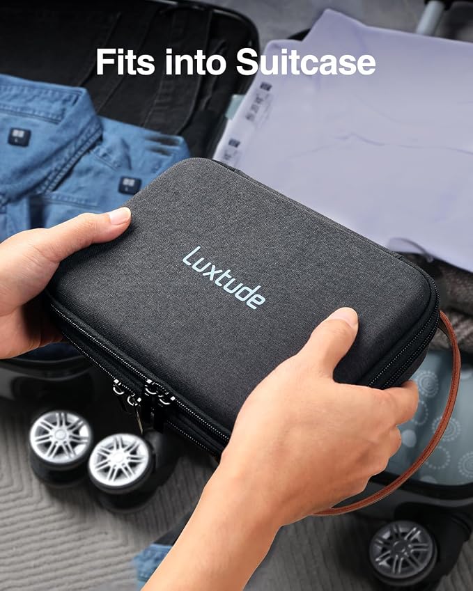 Luxtude Electronics Organizer Travel Case, Portable Tech Bag - Image 7