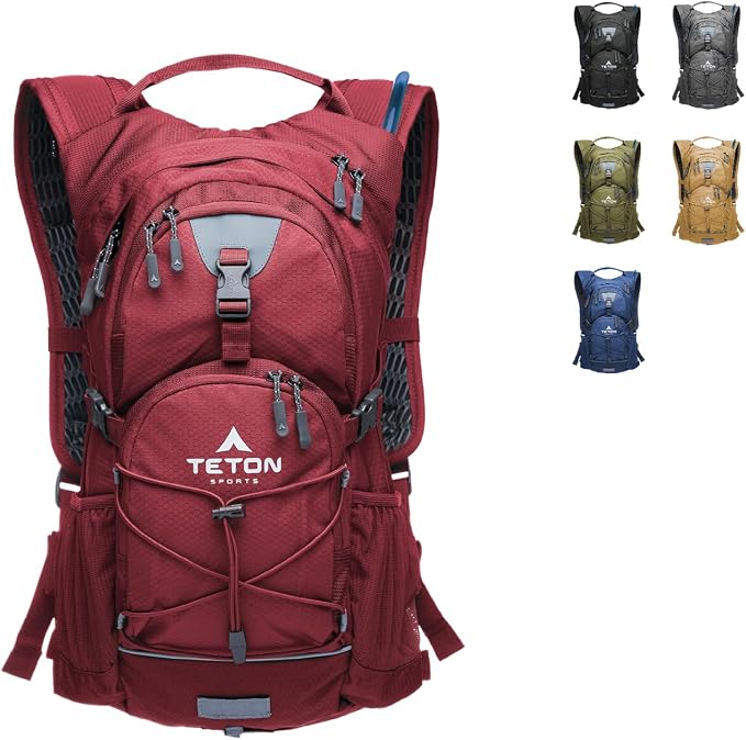 Teton Oasis/Trailrunner Hydration Backpack – Lightweight Water Pack by Teton
