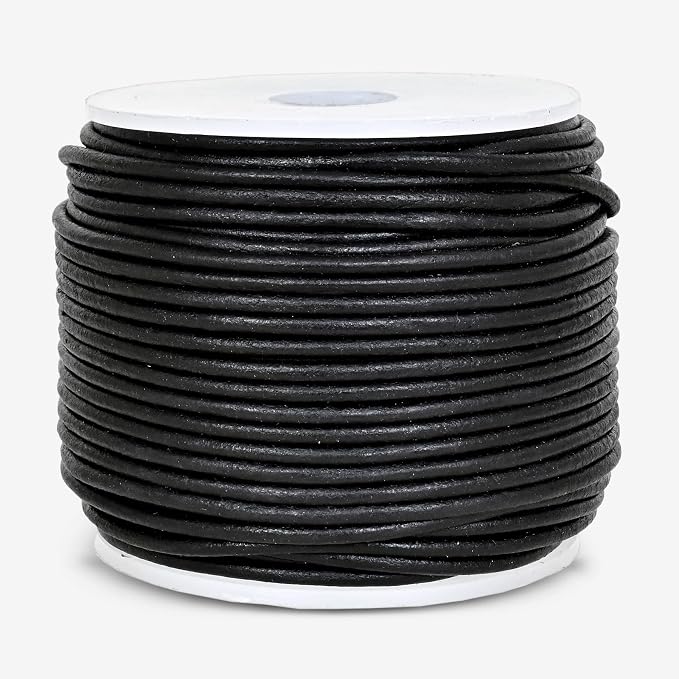 GENIQUE Real/Genuine Round Leather String Cord - Image 2