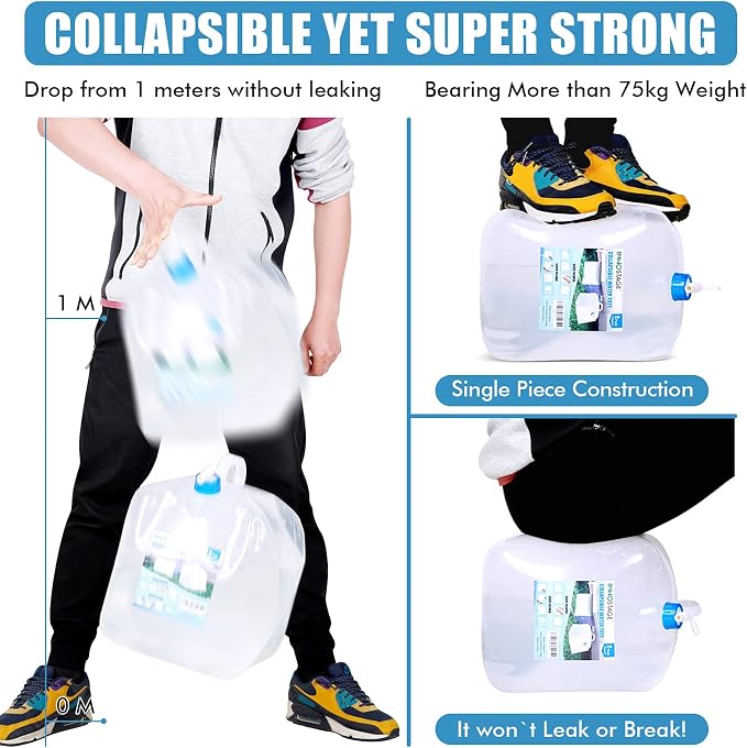 INNO STAGE 2 Pack Collapsible Water Container 2.6 Gallon - Image 5