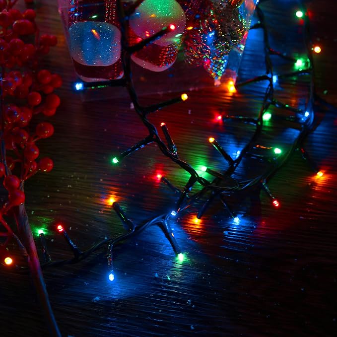 AWQ 500 LED 49ft Christmas Cluster Lights Christmas Decoration String Lights - Image 4