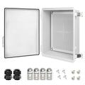 LeMotech Electrical Box, IP67 Waterproof Hinged Cover Stainless Steel Latch by LeMotech