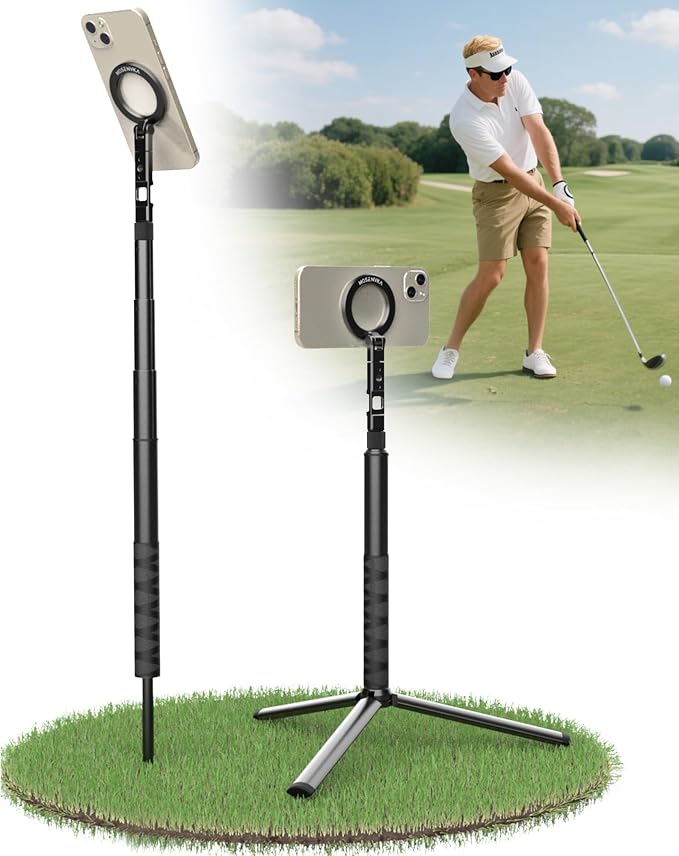MOSENVKA Golf Tripod & Monopod Magnetic Phone Holder Golf Selfie Stick Tripod by MOSENVKA