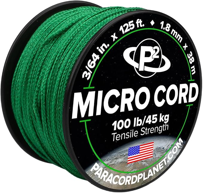 Paracord Planet Micro Paracord – Thin Braided Cord by ParacordPlanet