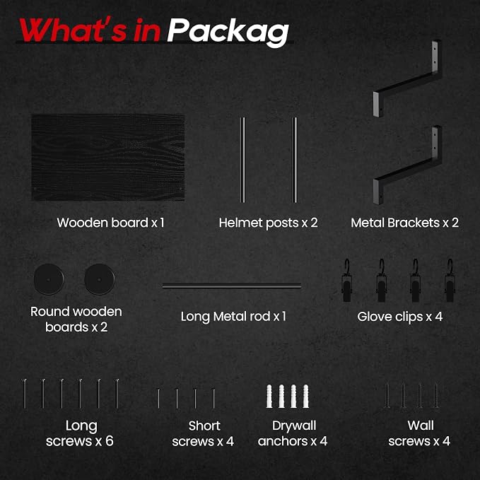 Motorcycle Helmet Holder Wall Mount, Helmet Rack - Image 8