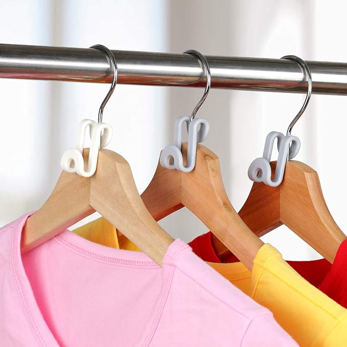 Mlici Clothes Hanger Connector for Clothes Organizing, 60 Pack Space Saving - Image 4