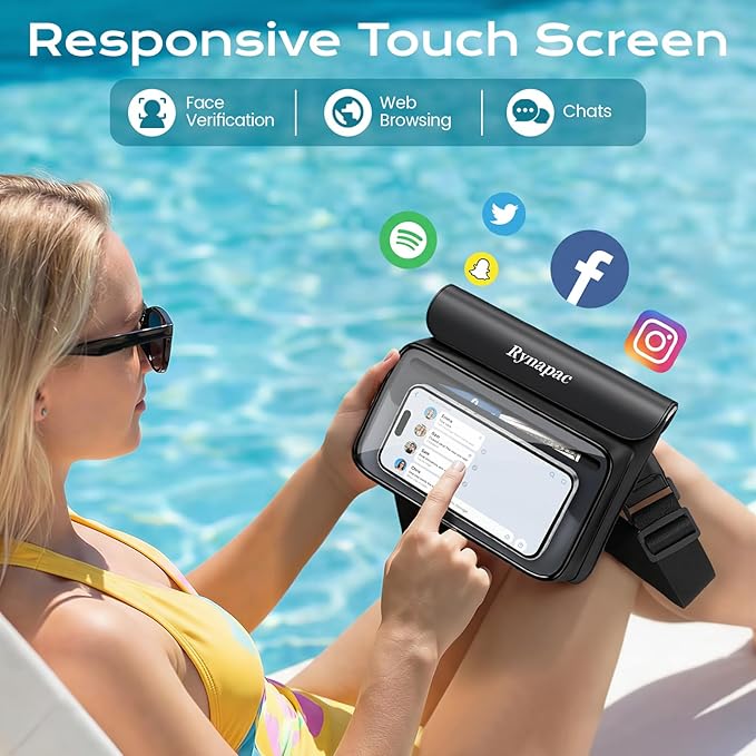IPX8 Waterproof Fanny Pack, Waist Bag - Image 4