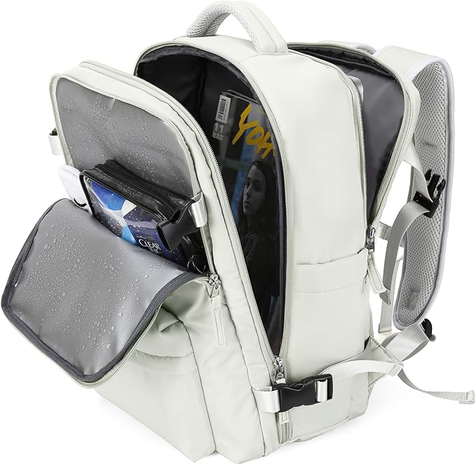WONHOX Large Travel Backpack Carry on Flight Approved Laptop Work Business by WONHOX
