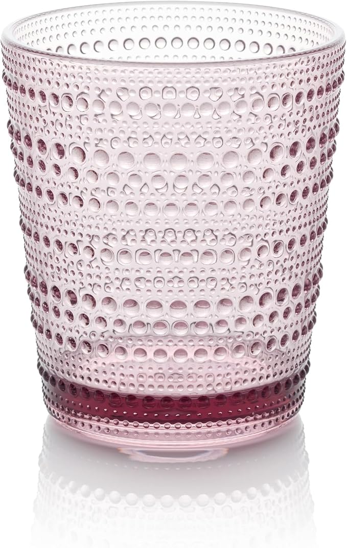 Santa Fe Plum Set of 6 Premium Acrylic DOF Glasses 16 oz – Unbreakable Drinkware - Image 2