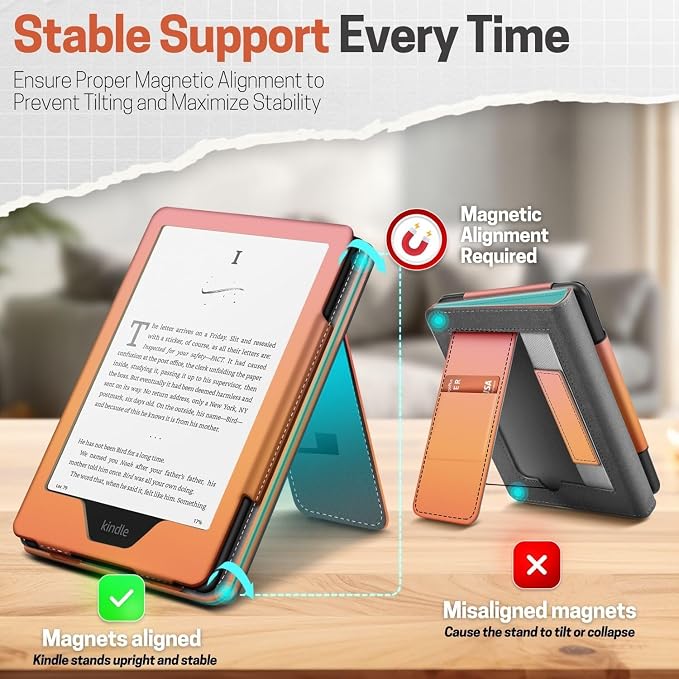 TNP Stand Case for Kindle Paperwhite 12th Generation 2024 / Kindle Colorsoft - Image 8