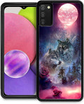 for Samsung Galaxy S20 FE Case, Star Two Wolfs Howling Pattern Graphic Design by FKBRCL4U