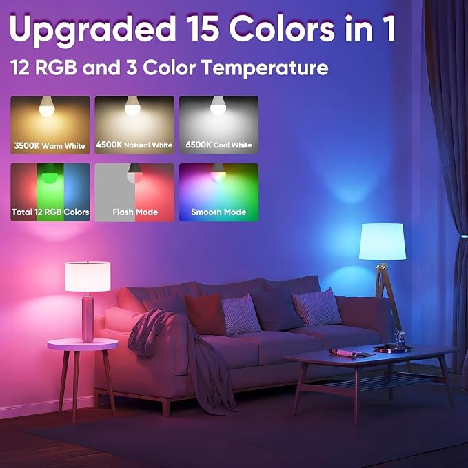 Rechargeable Battery Operated A19 Light Bulbs - Image 2