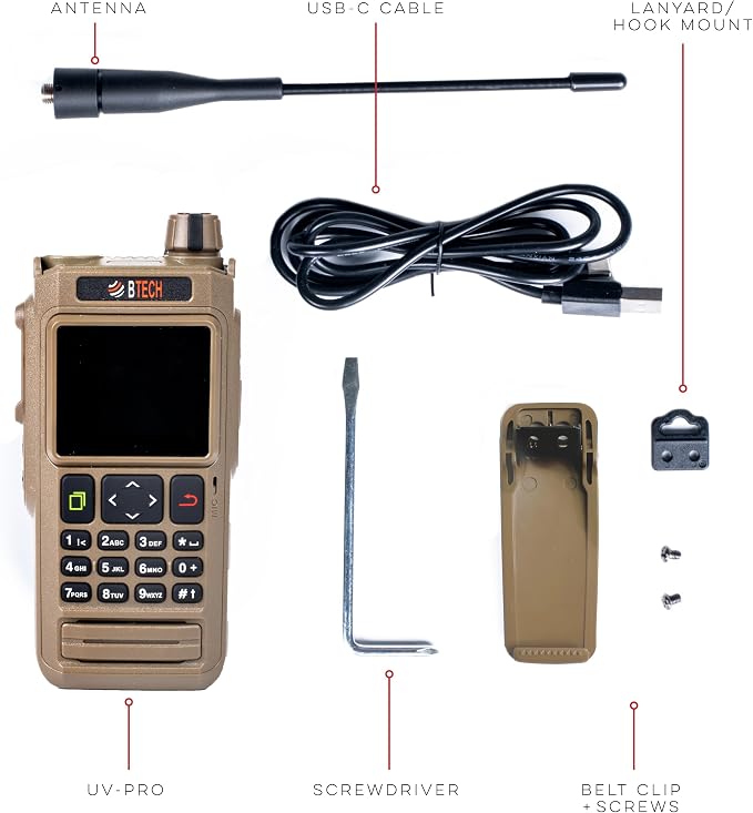 BTECH UV-PRO IP67 Dual Band VHF/UHF Two-Way Radio - Image 8