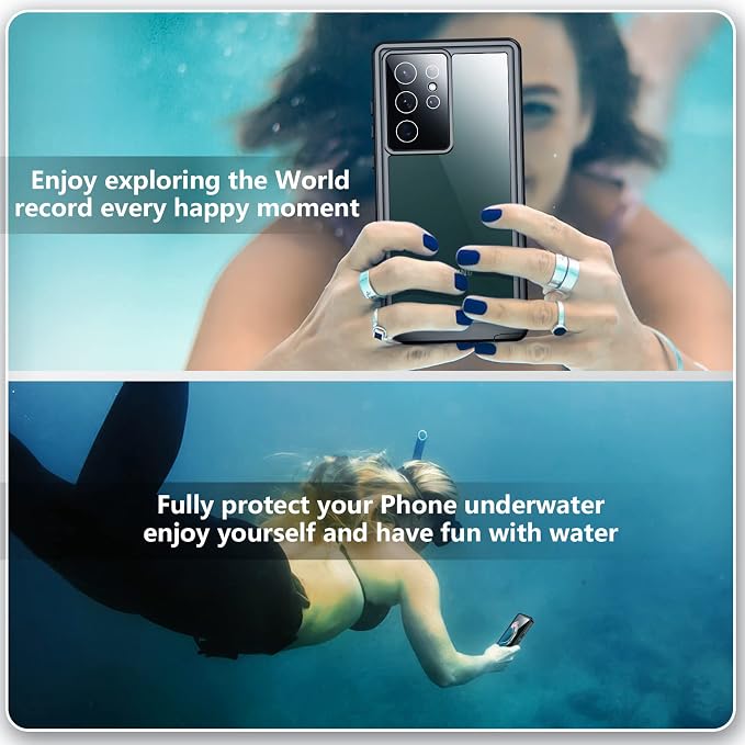 SPIDERCASE Designed for Samsung Galaxy S22 Ultra Case, Waterproof Built-in - Image 8