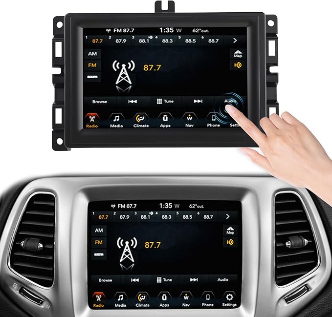 7" Uconnect Touch Screen Display by YADINATAY