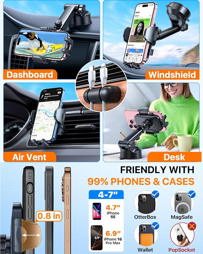 HTU 2026 Ultimate Best【True Military-Grade & Safety Cert】Car Phone - Image 6