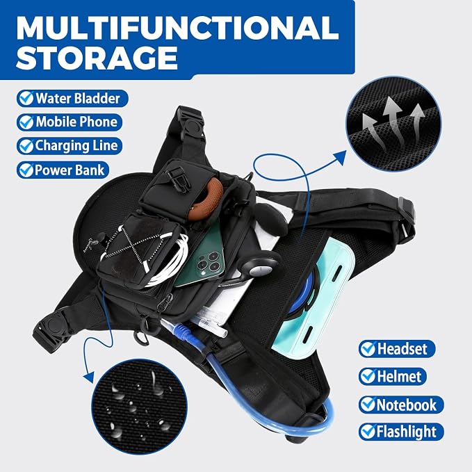 Criuage USA Original Patent Running Hydration Vest Backpack, Lightweight Chest - Image 3