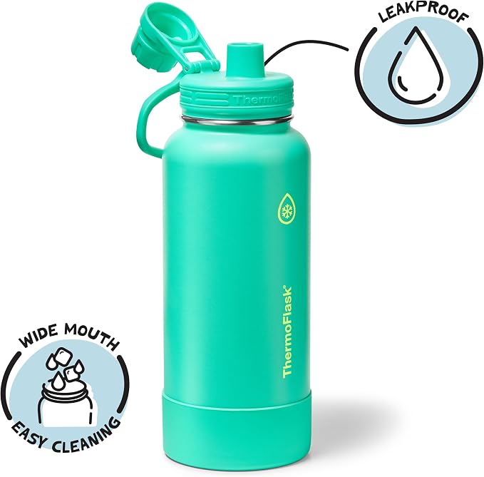 ThermoFlask 32 oz Double Wall Vacuum Insulated Stainless Steel Water Bottle - Image 3