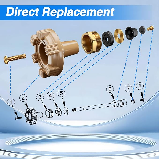 Outside Wall Faucet Repair Kit Compatible - Image 5