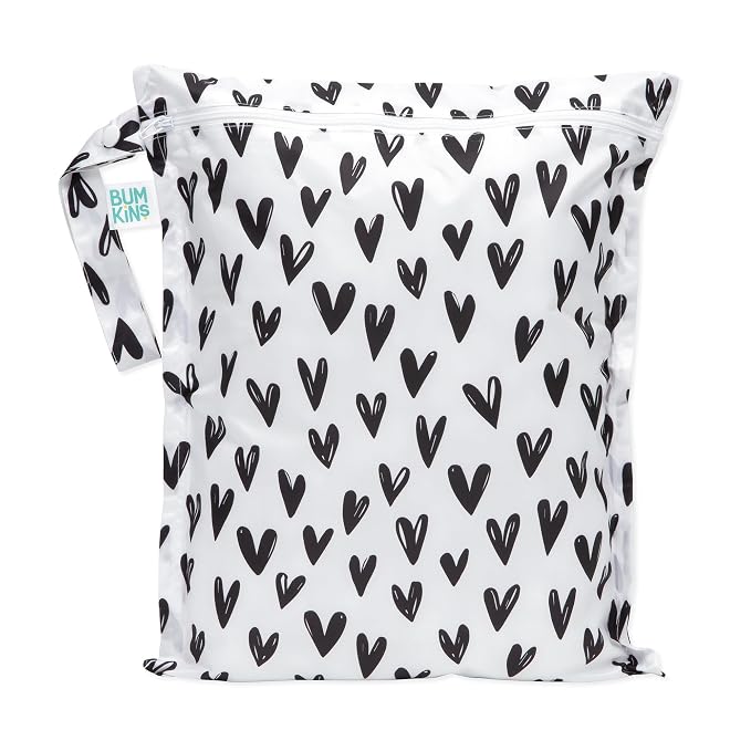 Bumkins Waterproof Wet Bag for Baby, Swim Suit, Cloth Diapers, Pump Parts by Bumkins