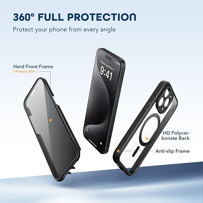 TIESZEN for iPhone 15 Pro Max Case, Compatible - Image 3