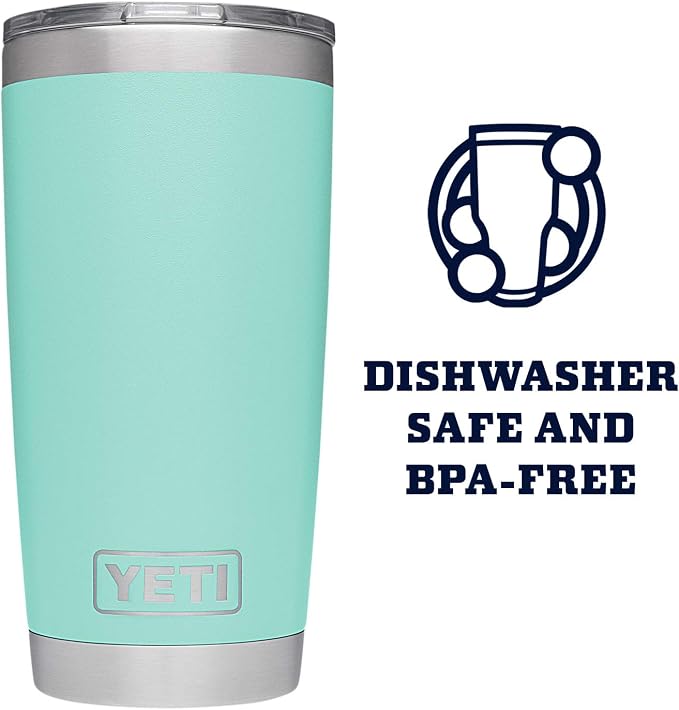 YETI Rambler 20 oz Stainless Steel Vacuum Insulated Tumbler w/MagSlider Lid - Image 4