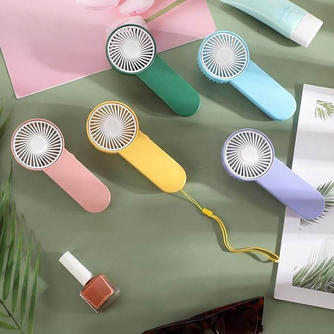 Sumind 20 Pcs Small Personal Portable Fan Mini Handheld Bulk 1 Speed Electric - Image 2