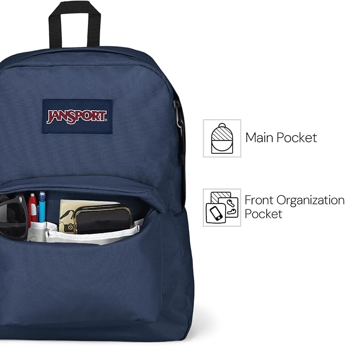 JanSport SuperBreak One Backpack Navy - Image 4