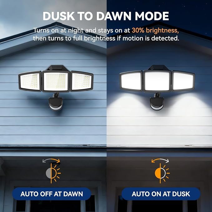 LED Security Lights Motion Sensor Light Outdoor, Waterproof, Flood Light - Image 5