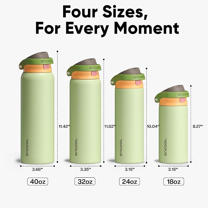 ENCOOL Leakproof Insulated Water Bottle - Image 9