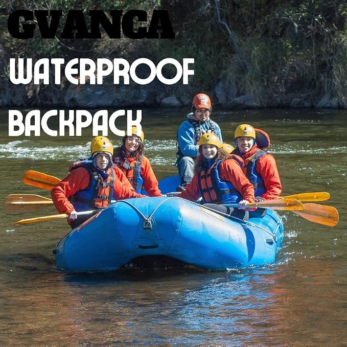 Waterproof Dry Bag Backpack for Kayaking, Roll Top Kayak Dry Backpack, Floating - Image 5