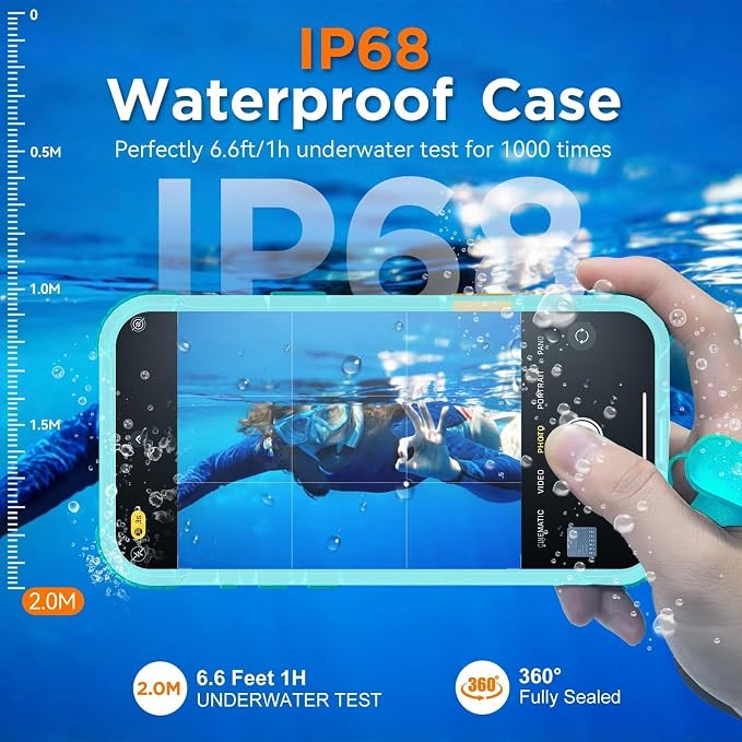 WIFORT for iPhone 17 Waterproof Case, - Image 3