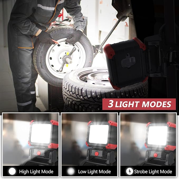 Tresda LED Rechargeable Work Light - Image 4