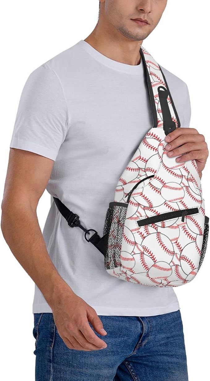 Sling Backpack For Men Hiking Daypack Crossbody Shoulder Bag Travel Chest Pack - Image 4
