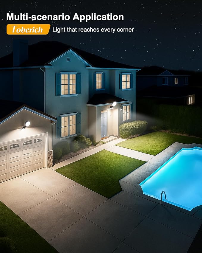 toberich LED Barn Light 4 Packs, 150W 20000LM Yard Area Lights Dusk to Dawn - Image 8