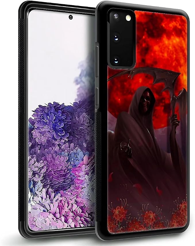 for Samsung Galaxy S20 Case, Death by The Red Moon Pattern Graphic Design Girl - Image 5