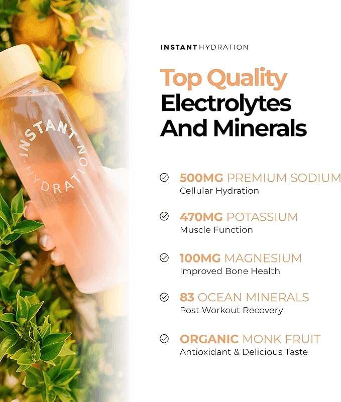 Instant Hydration Sugar Free Electrolytes Powder Packets - Image 4