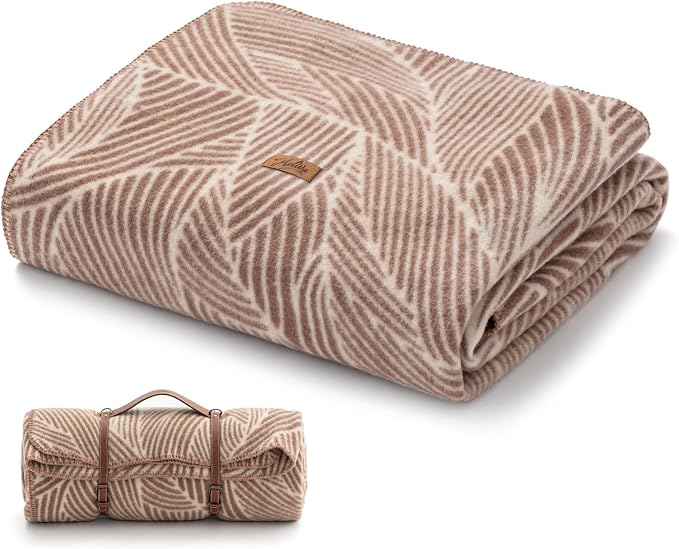 Molithe 100% Wool Blanket, Military Wool Blanket, Sporting Events, Survival Kits by EmbraceCozyWarmthandUltimateComfort