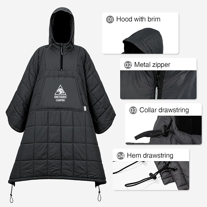 ONETIGRIS Camping Blanket Poncho - Image 7