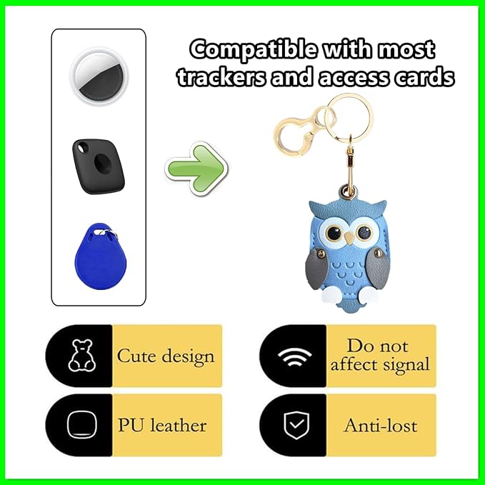Leather Keychain Holder Case Compatible - Image 3