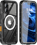 for iPhone 17 Case Waterproof, Full Body Underwater Dustproof Shockproof Case by Dewfoam