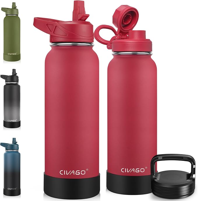 CIVAGO 40 oz Insulated Water Bottle by CIVAGO