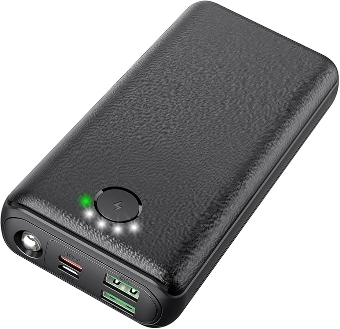 Portable Charger Power Bank 30000mAh USB C 22.5W Fast Charging External Battery by Unknown
