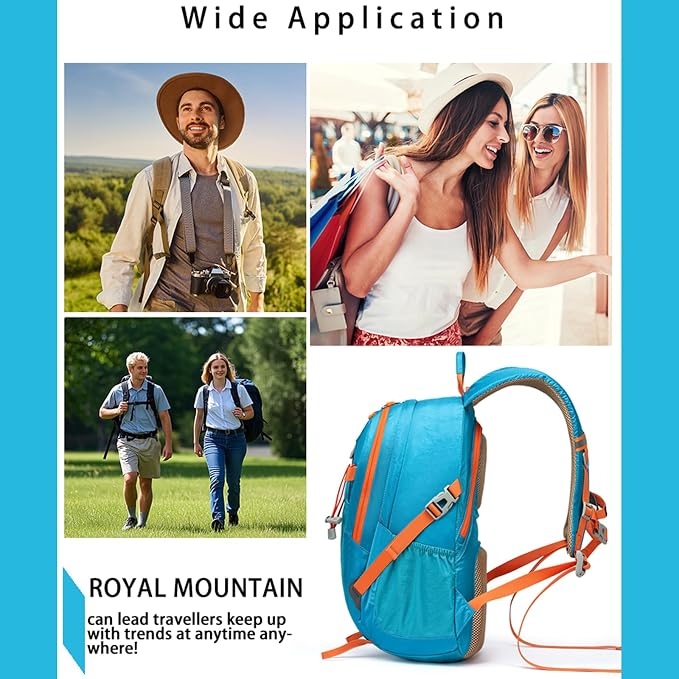 Small Hiking Backpack, 20L Lightweight Travel Backpacks - Image 7