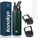 Konokyo 40oz Insulated Water Bottle Stainless Steel Sport Bottles by Konokyo