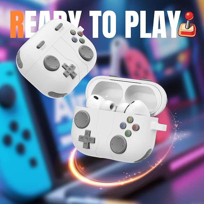 Getino Game Case for AirPods Pro 3 Case 2025, Shockproof Silicone Cover for - Image 6