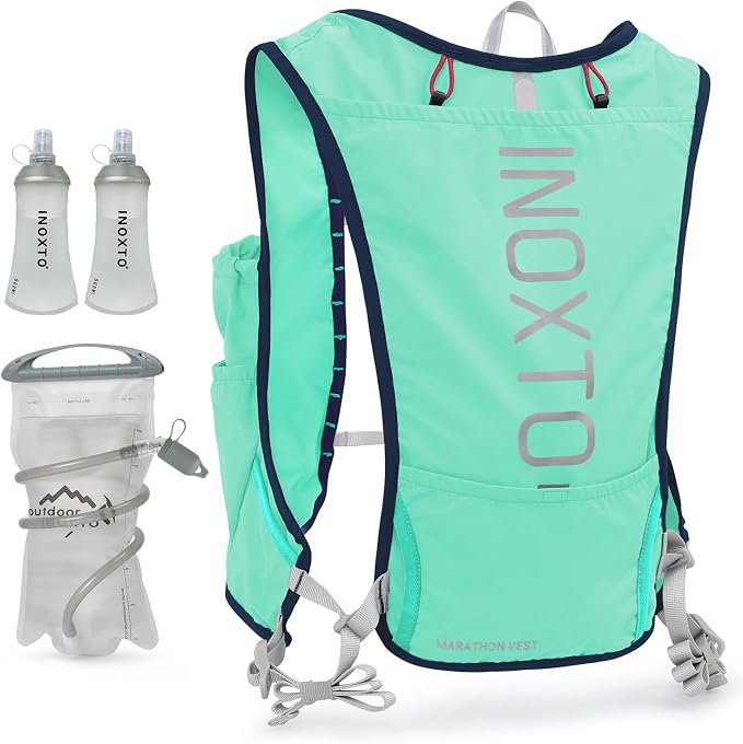 INOXTO Running Hydration Vest Backpack, Lightweight Insulated Pack by INOXTO
