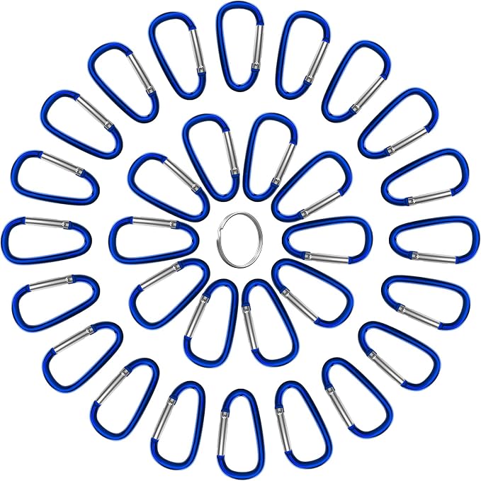30PCS Aluminum Carabiner Clips - Image 6
