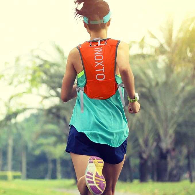 INOXTO Running Hydration Vest Backpack, Lightweight Insulated Pack - Image 6