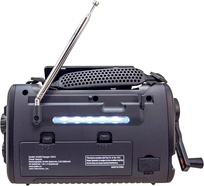 Kaito Voyager Solo Emergency AM FM SW NOAA Weather Alert Radio - Image 3
